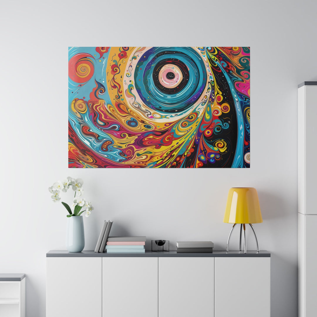 Vibrant Cosmic Swirl - Matte Canvas - Canvas - g(0D·IO) - 32" x 32" (Square) - 0.75'' -