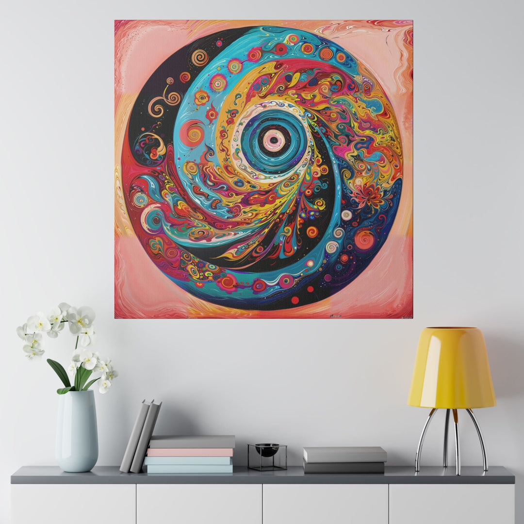 Vibrant Cosmic Swirl - Matte Canvas - Canvas - g(0D·IO) - 32" x 32" (Square) - 0.75'' -