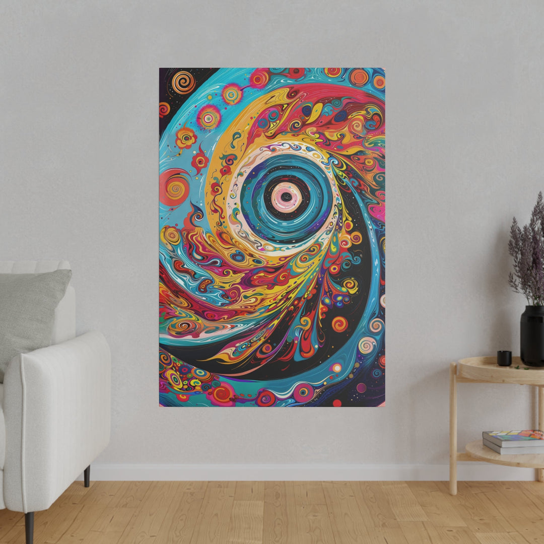 Vibrant Cosmic Swirl - Matte Canvas - Canvas - g(0D·IO) - 32" x 32" (Square) - 0.75'' -