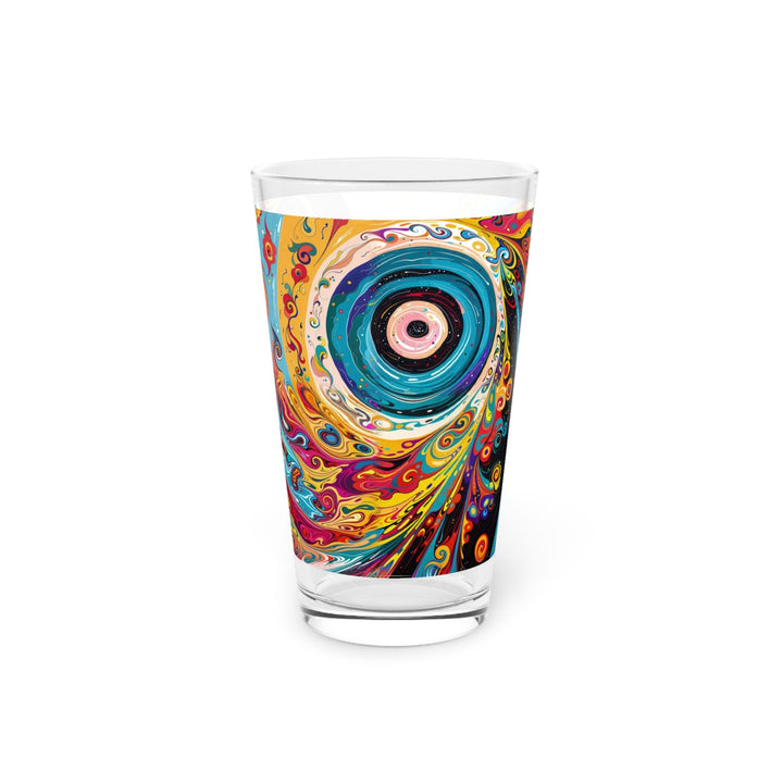 Vibrant Cosmic Swirl - Pint Glass - Mug - g(0D·IO) - 16oz - -