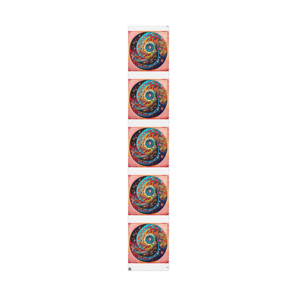 Vibrant Cosmic Swirl - Wrapping Paper - Home Decor - g(0D·IO) - 30" x 180" - Matte -
