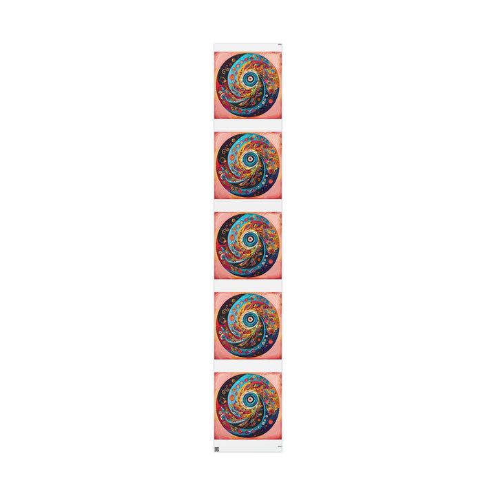 Vibrant Cosmic Swirl - Wrapping Paper - Home Decor - g(0D·IO) - 30" x 180" - Matte -