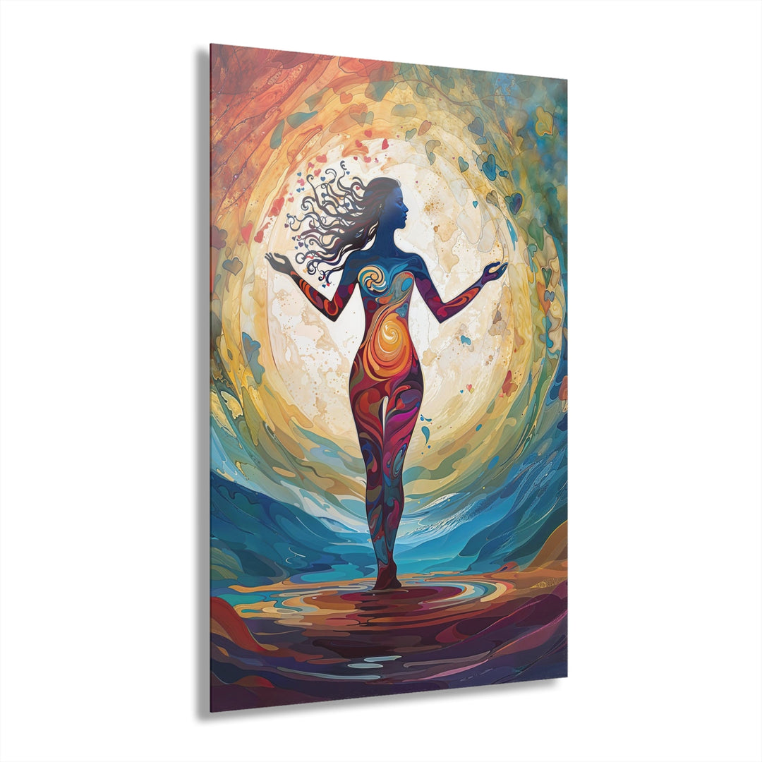 Vibrant Ethereal Dance - Acrylic Prints (French Cleat Hanging) - Home Decor - g(0D·IO) - 24" x 36" (Vertical) - 0.25'' -