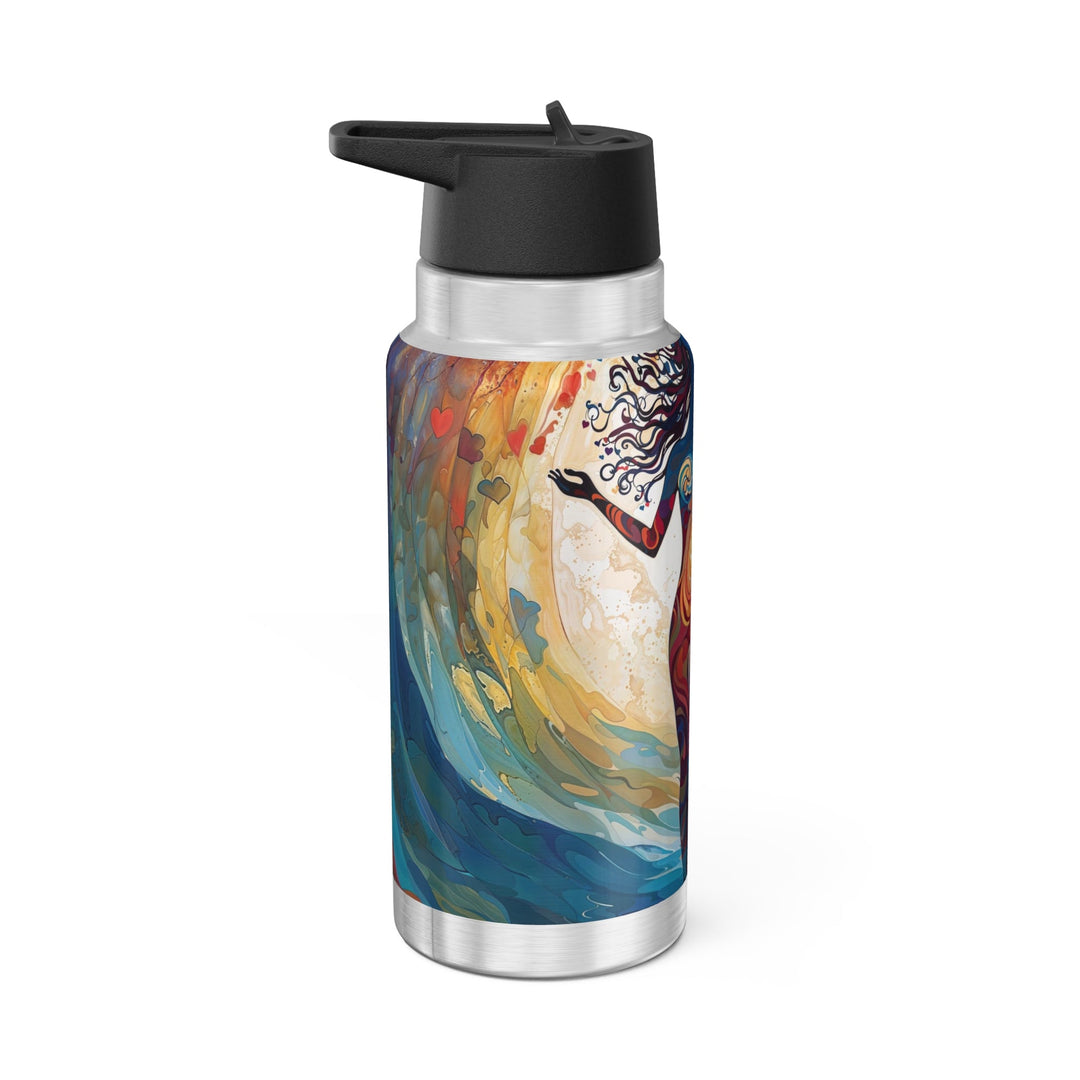 Vibrant Ethereal Dance - Gator Tumbler 32oz - Mug - g(0D·IO) - Silver - 32oz -