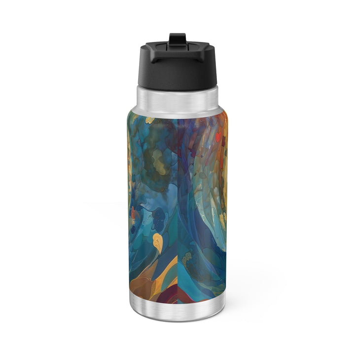 Vibrant Ethereal Dance - Gator Tumbler 32oz - Mug - g(0D·IO) - Silver - 32oz -