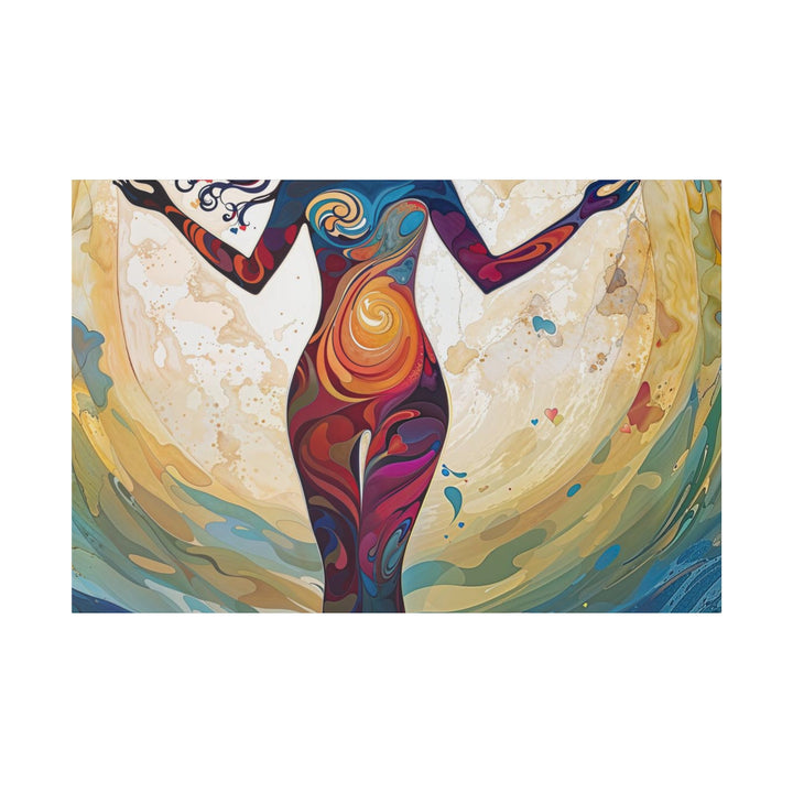 Vibrant Ethereal Dance - Matte Canvas - Canvas - g(0D·IO) - 48″ x 32″ (Horizontal) - 0.75'' -