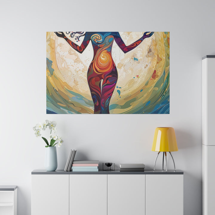 Vibrant Ethereal Dance - Matte Canvas - Canvas - g(0D·IO) - 32" x 32" (Square) - 0.75'' -