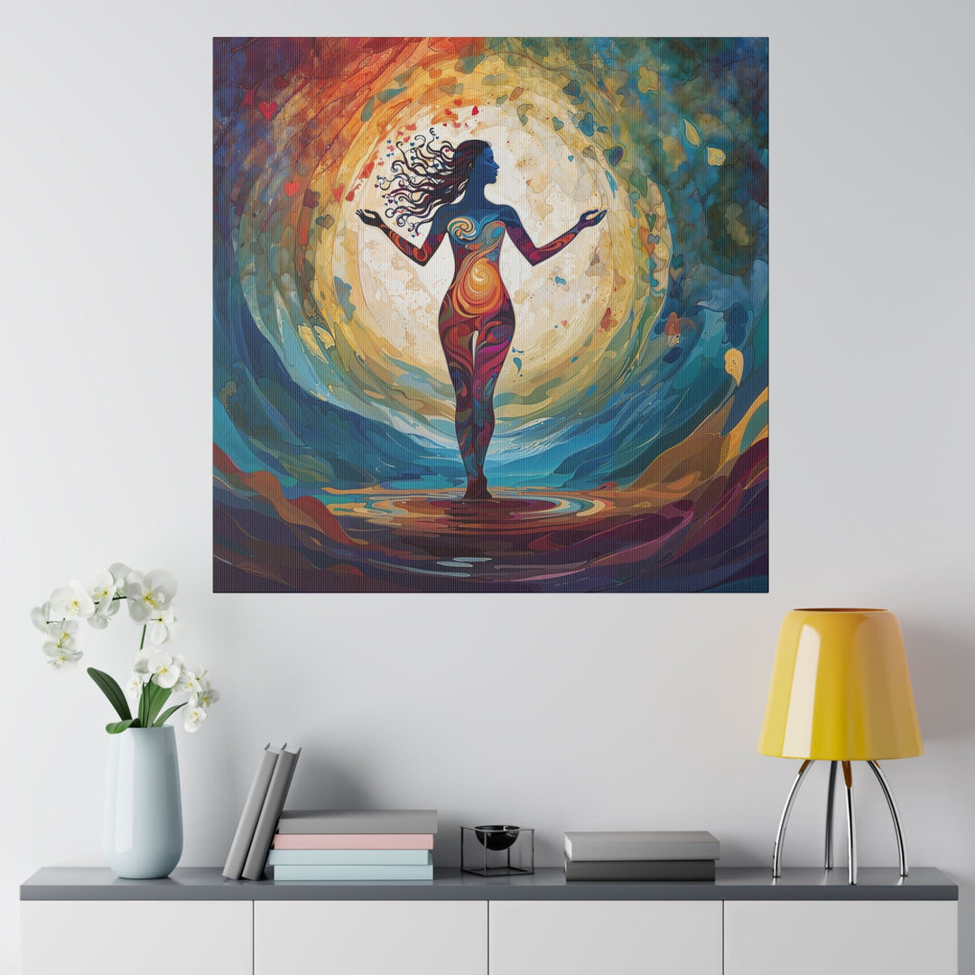 Vibrant Ethereal Dance - Matte Canvas - Canvas - g(0D·IO) - 32" x 32" (Square) - 0.75'' -