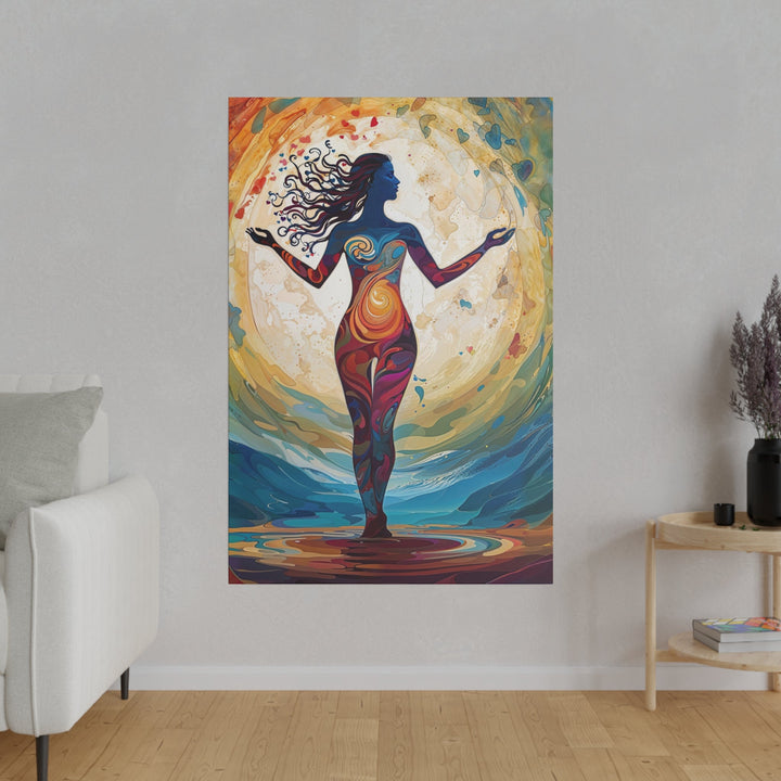 Vibrant Ethereal Dance - Matte Canvas - Canvas - g(0D·IO) - 32" x 32" (Square) - 0.75'' -