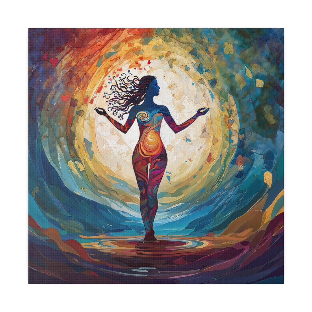 Vibrant Ethereal Dance - Matte Canvas - Canvas - g(0D·IO) - 32" x 32" (Square) - 0.75'' -