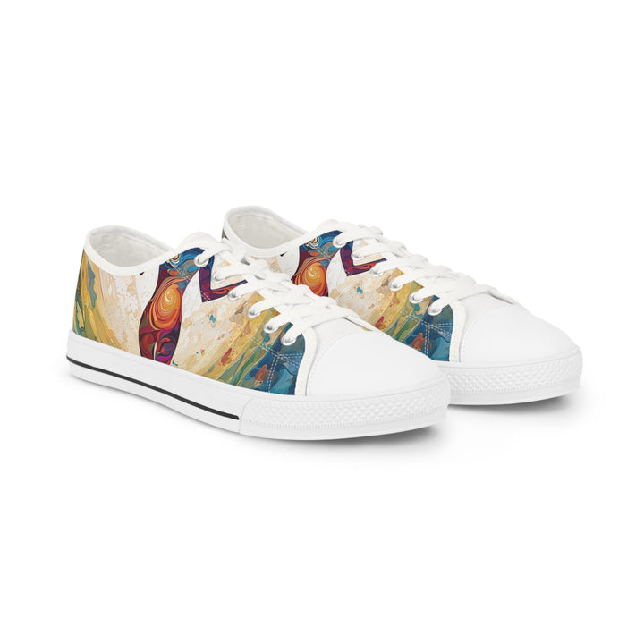 Vibrant Ethereal Dance - Men's Lowtop Sneakers - Shoes - g(0D·IO) - US 5 - White sole -