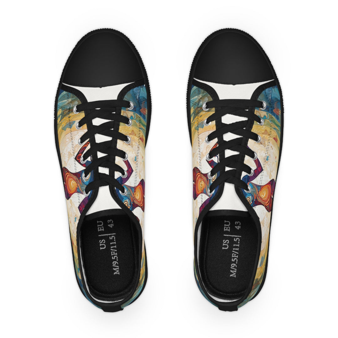 Vibrant Ethereal Dance - Men's Lowtop Sneakers - Shoes - g(0D·IO) - US 5 - Black sole -