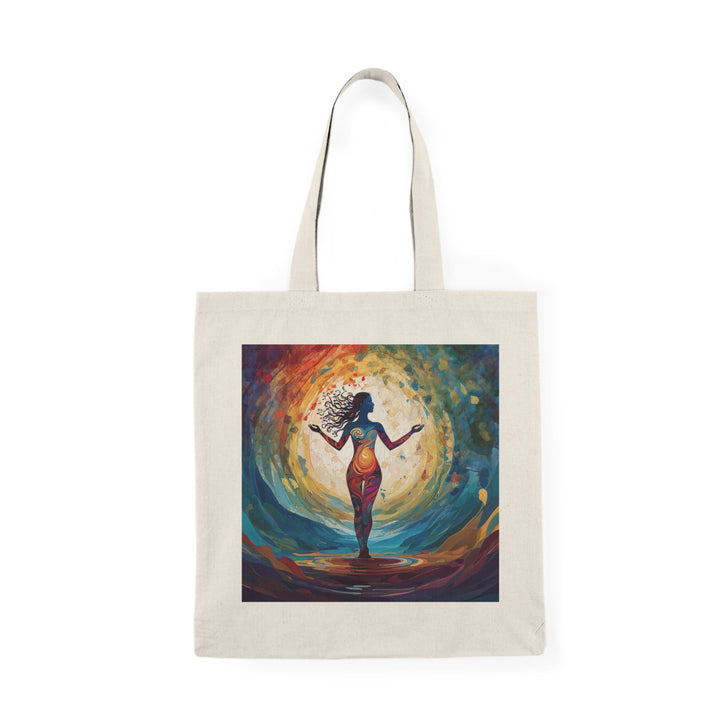 Vibrant Ethereal Dance - Natural Tote Bag - Bags - g(0D·IO) - 15" x 16" - Natural -