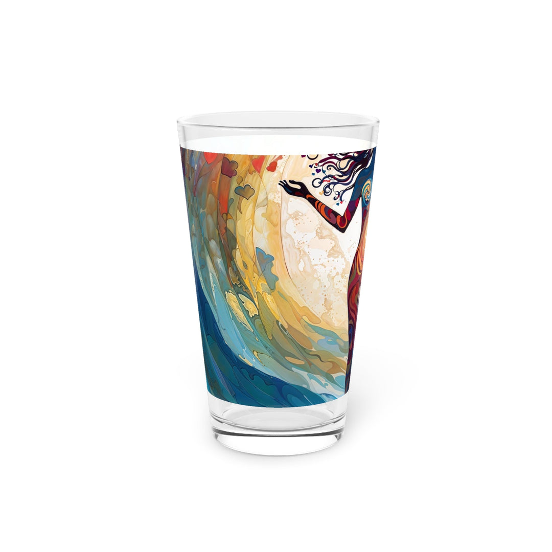 Vibrant Ethereal Dance - Pint Glass - Mug - g(0D·IO) - 16oz - -