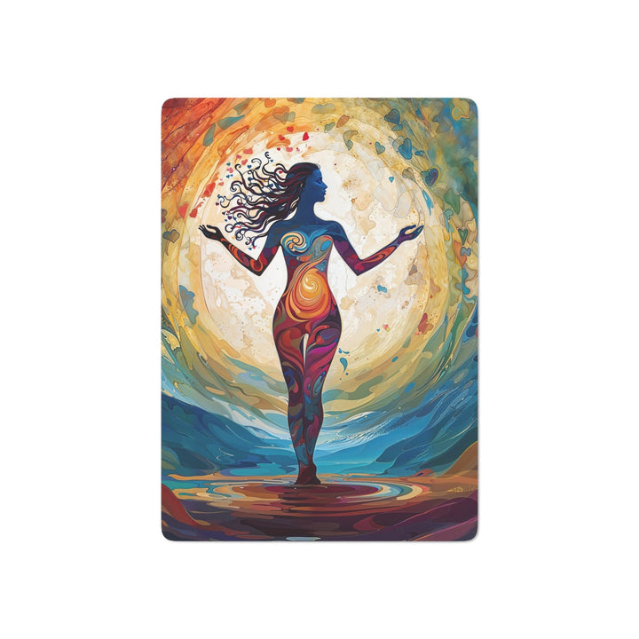 Vibrant Ethereal Dance - Poker Cards - Paper products - g(0D·IO) - 2.47" x 3.47" - White - Semi Glossy