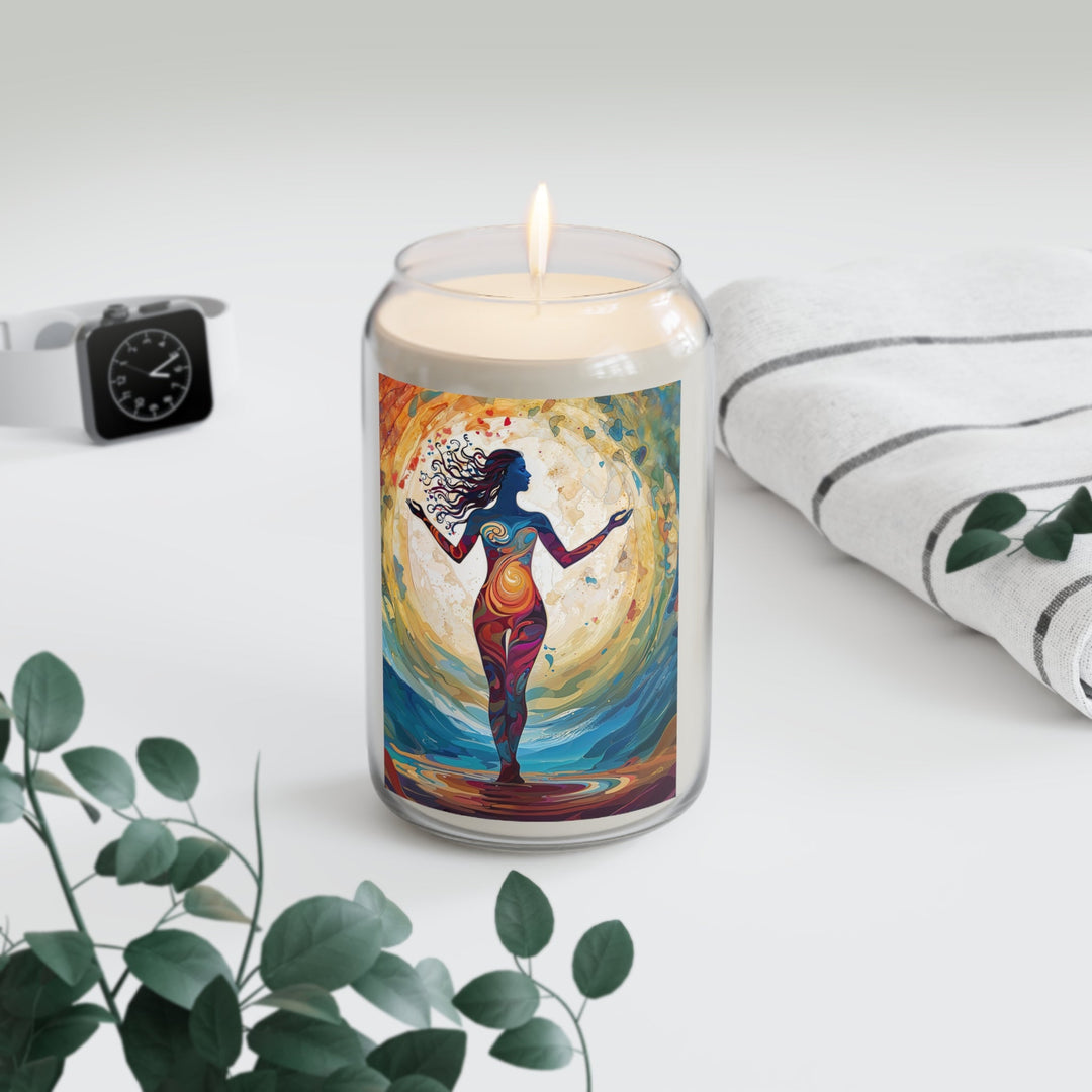 Vibrant Ethereal Dance - Scented Candle - Home Decor - g(0D·IO) - Vanilla Bean - 13.75oz -