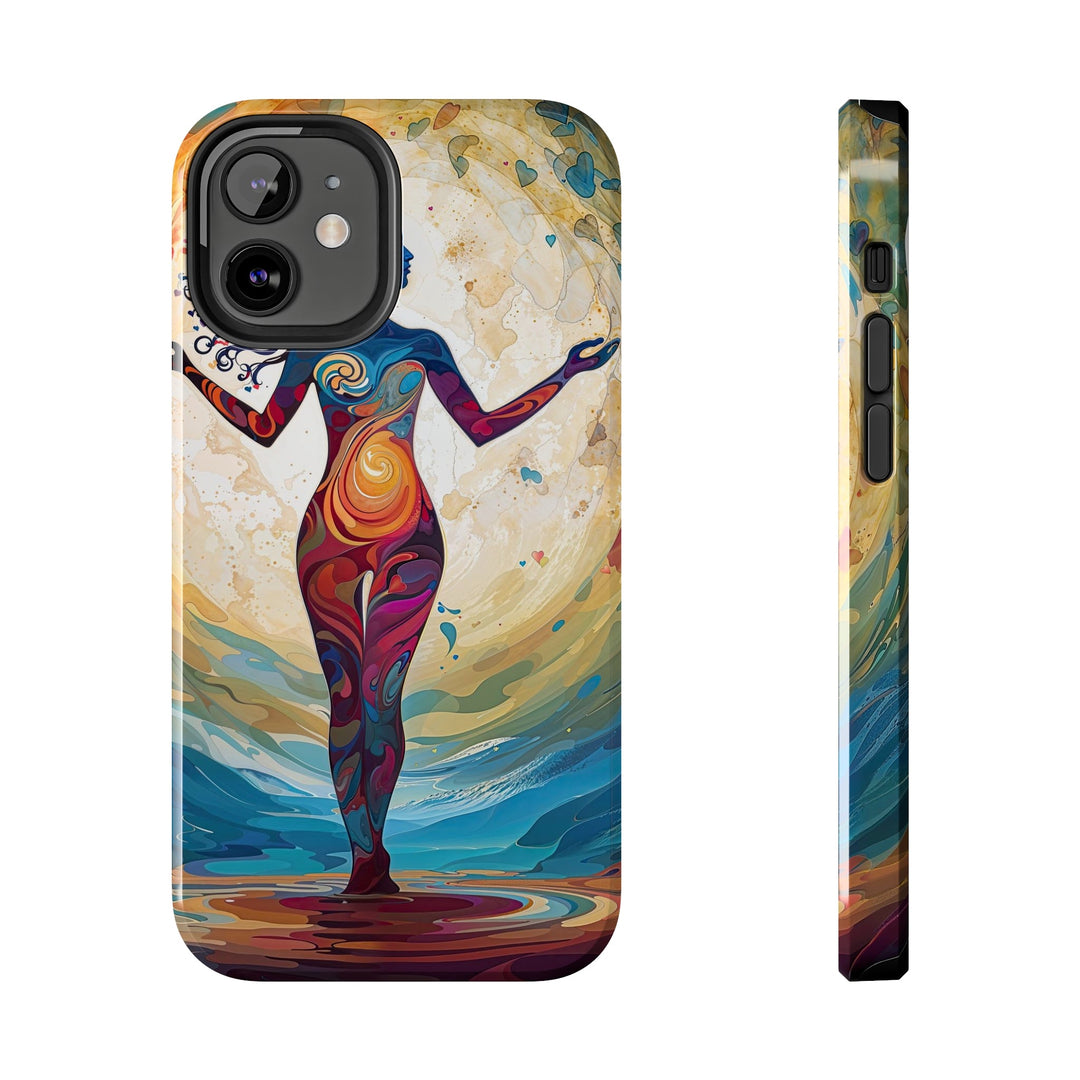 Vibrant Ethereal Dance - Tough Phone Case - Phone Case - g(0D·IO) - iPhone 12 Mini - -