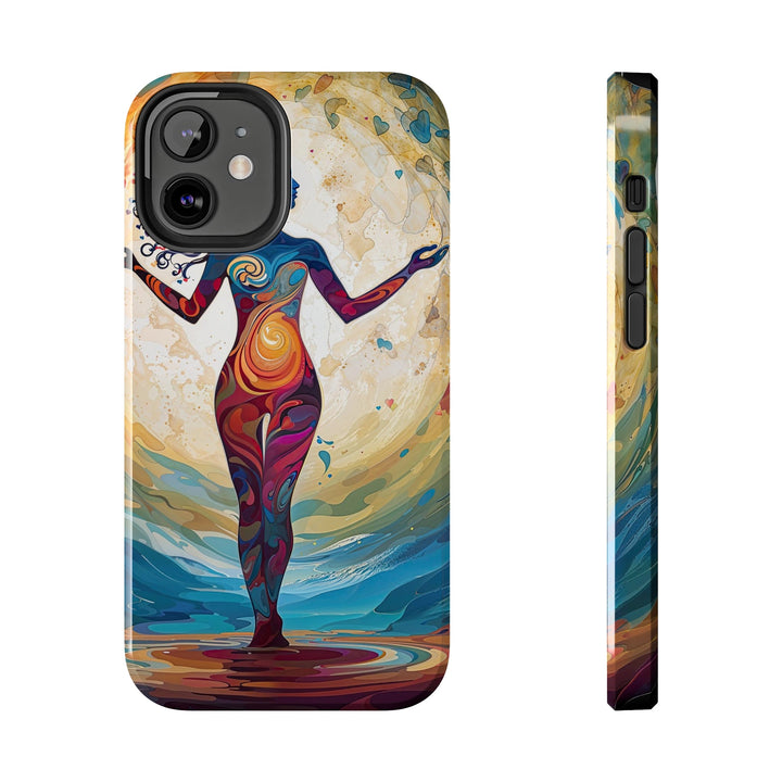 Vibrant Ethereal Dance - Tough Phone Case - Phone Case - g(0D·IO) - iPhone 12 Mini - -