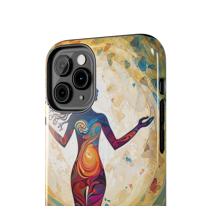 Vibrant Ethereal Dance - Tough Phone Case - Phone Case - g(0D·IO) - iPhone 13 Mini - -