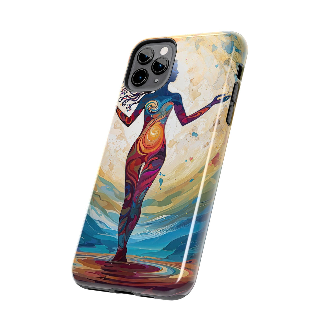 Vibrant Ethereal Dance - Tough Phone Case - Phone Case - g(0D·IO) - iPhone 13 Mini - -