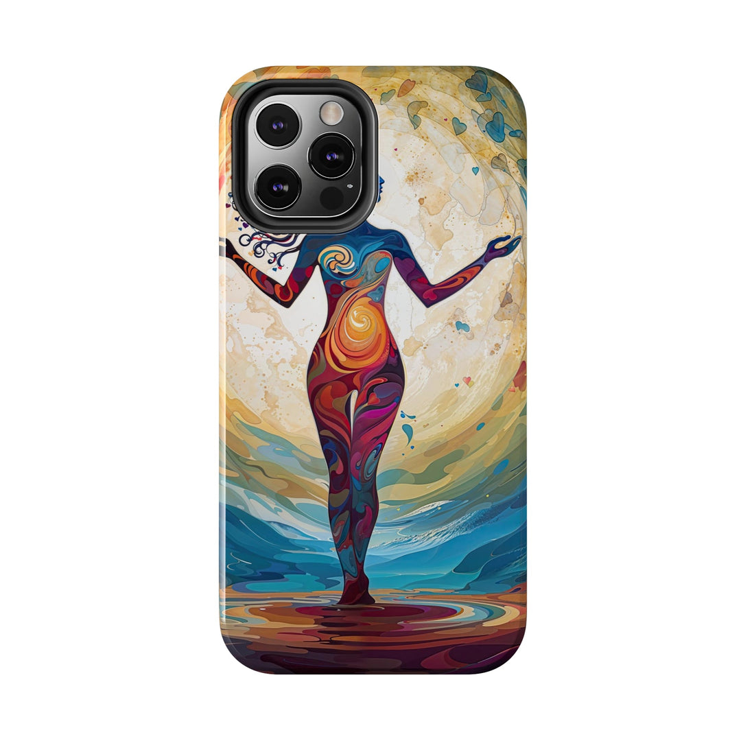 Vibrant Ethereal Dance - Tough Phone Case - Phone Case - g(0D·IO) - iPhone 13 Mini - -