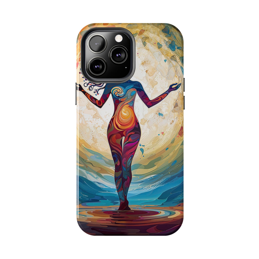 Vibrant Ethereal Dance - Tough Phone Case - Phone Case - g(0D·IO) - iPhone 13 Mini - -