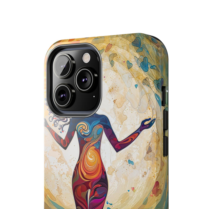 Vibrant Ethereal Dance - Tough Phone Case - Phone Case - g(0D·IO) - iPhone 13 Mini - -