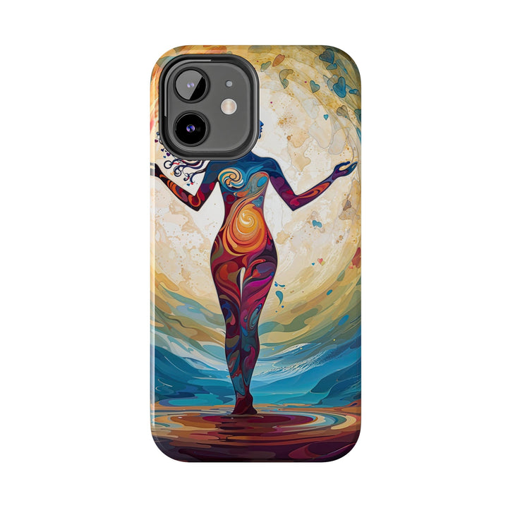 Vibrant Ethereal Dance - Tough Phone Case - Phone Case - g(0D·IO) - iPhone 13 Mini - -