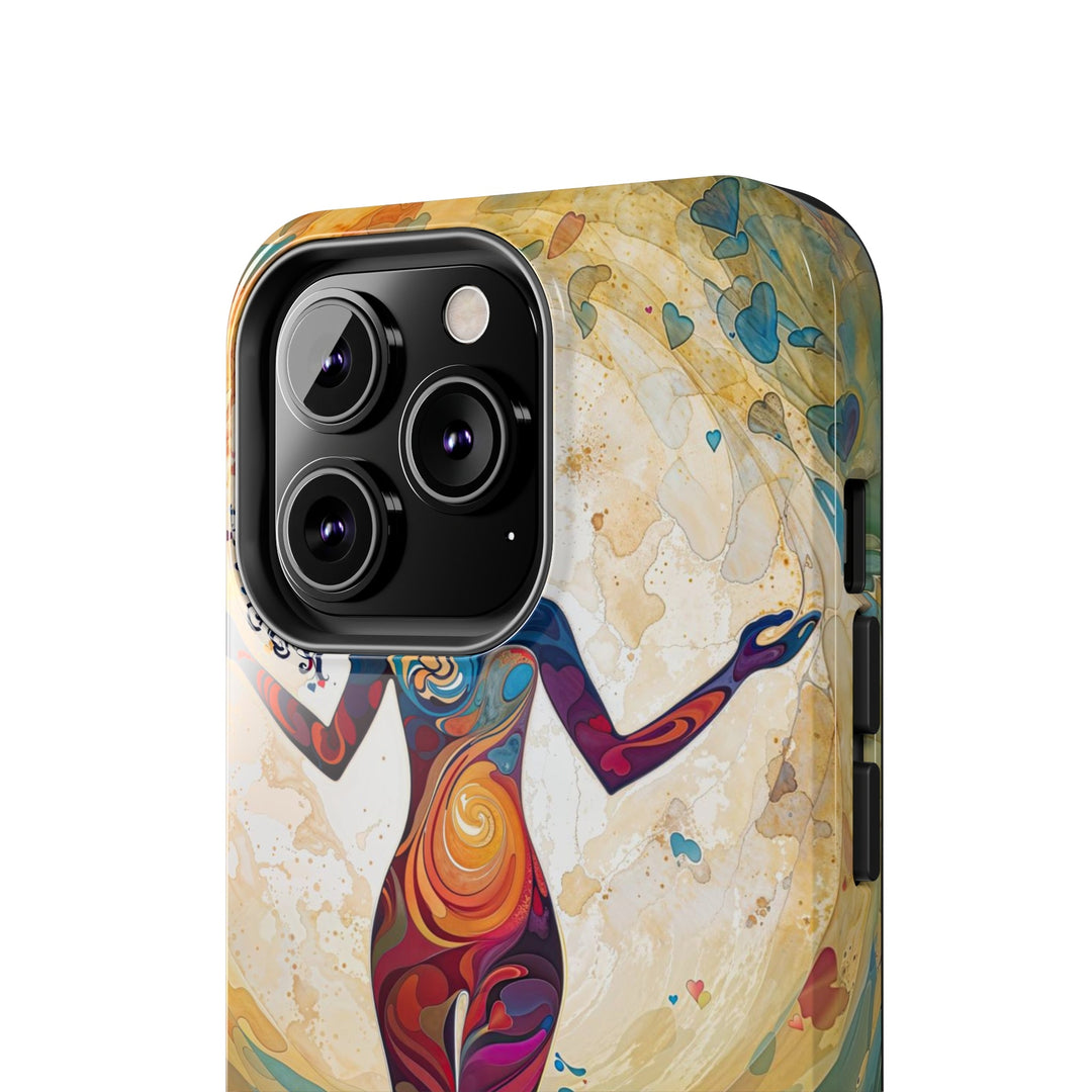 Vibrant Ethereal Dance - Tough Phone Case - Phone Case - g(0D·IO) - iPhone 13 Mini - -