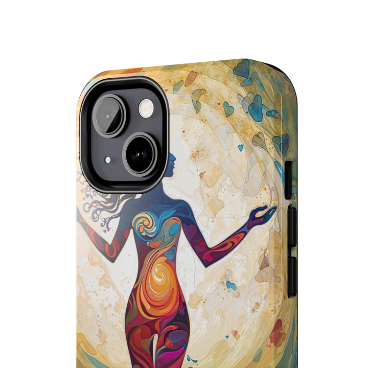 Vibrant Ethereal Dance - Tough Phone Case - Phone Case - g(0D·IO) - iPhone 13 Mini - -