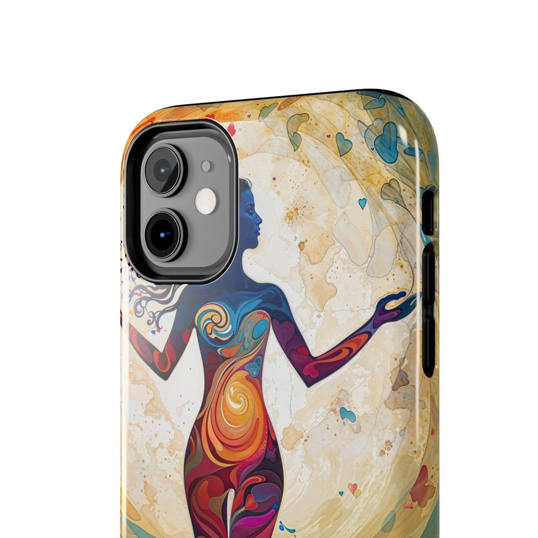 Vibrant Ethereal Dance - Tough Phone Case - Phone Case - g(0D·IO) - iPhone 13 Mini - -