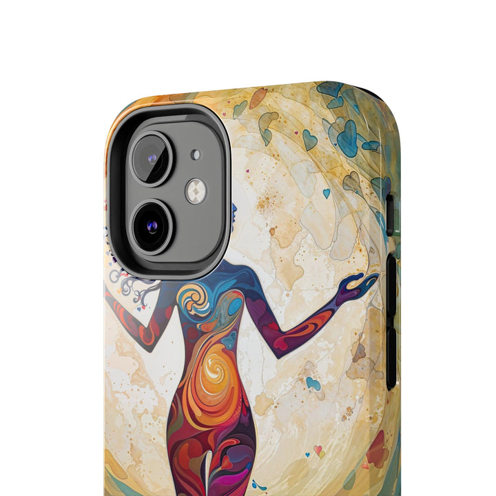 Vibrant Ethereal Dance - Tough Phone Case - Phone Case - g(0D·IO) - iPhone 13 Mini - -