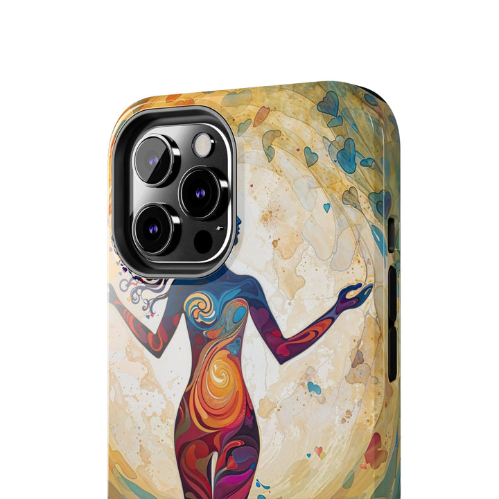 Vibrant Ethereal Dance - Tough Phone Case - Phone Case - g(0D·IO) - iPhone 13 Mini - -