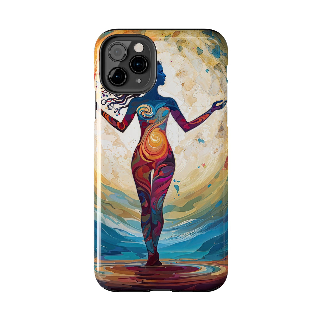 Vibrant Ethereal Dance - Tough Phone Case - Phone Case - g(0D·IO) - iPhone 13 Mini - -