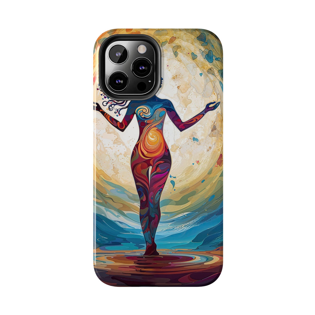 Vibrant Ethereal Dance - Tough Phone Case - Phone Case - g(0D·IO) - iPhone 13 Mini - -