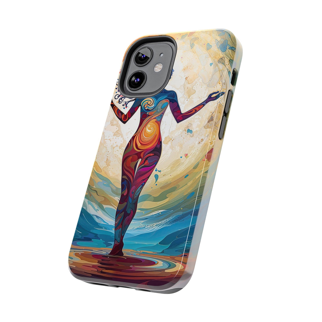 Vibrant Ethereal Dance - Tough Phone Case - Phone Case - g(0D·IO) - iPhone 13 Mini - -