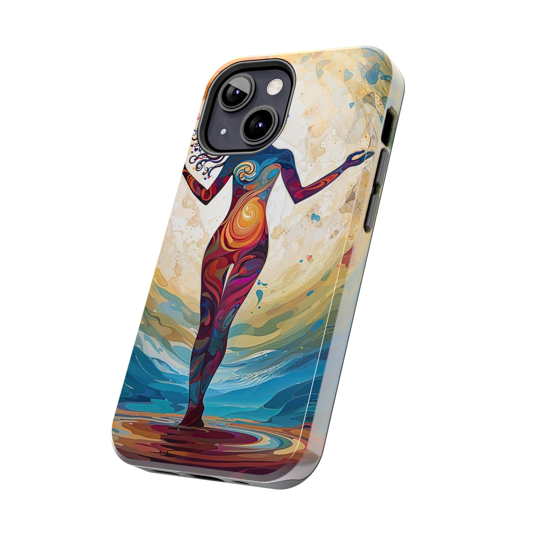 Vibrant Ethereal Dance - Tough Phone Case - Phone Case - g(0D·IO) - iPhone 13 Mini - -