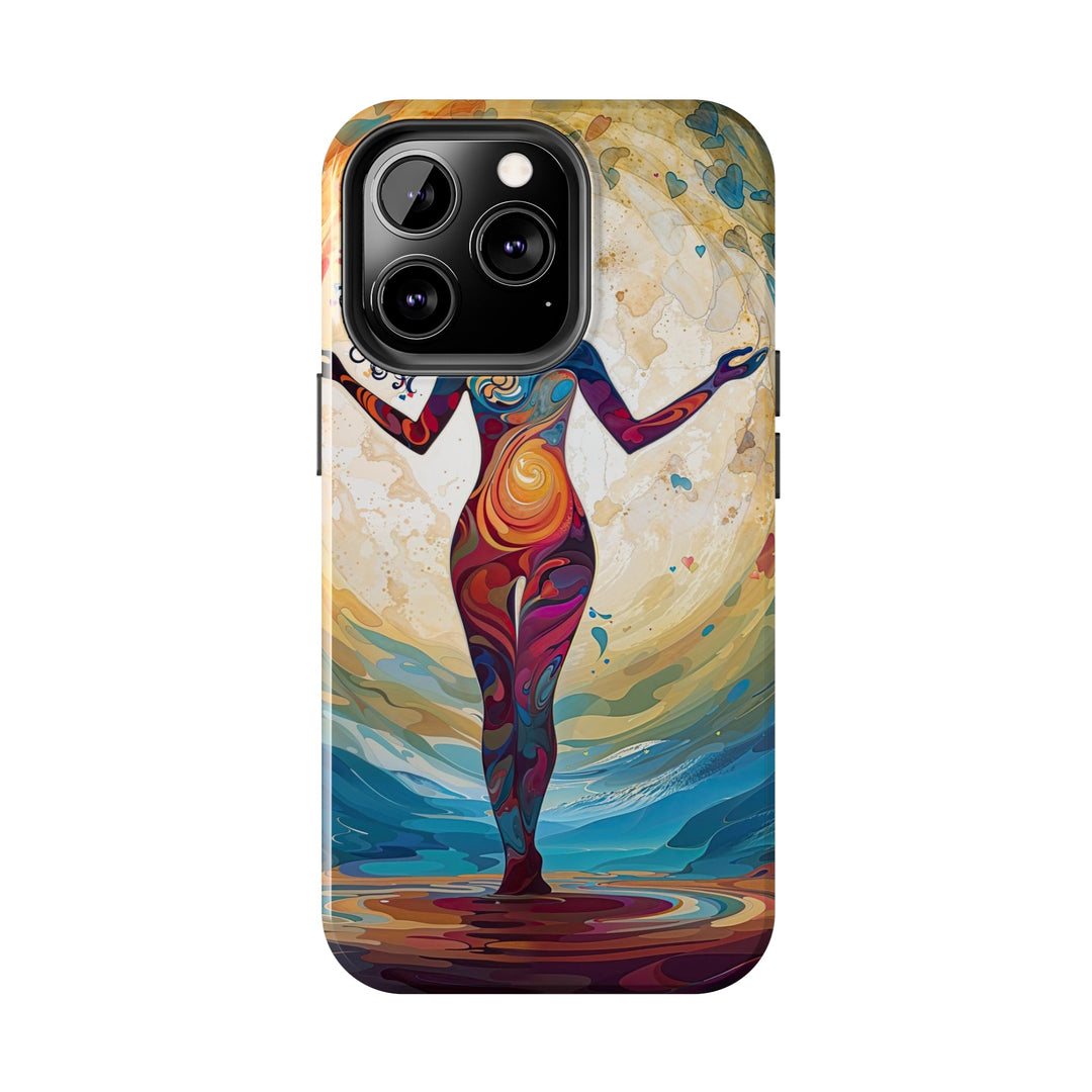 Vibrant Ethereal Dance - Tough Phone Case - Phone Case - g(0D·IO) - iPhone 13 Mini - -