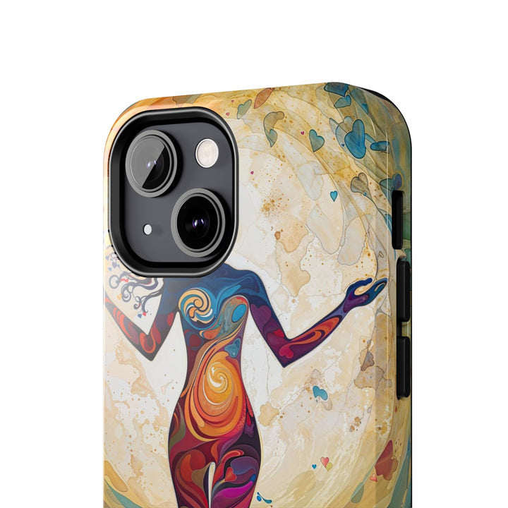 Vibrant Ethereal Dance - Tough Phone Case - Phone Case - g(0D·IO) - iPhone 13 Mini - -