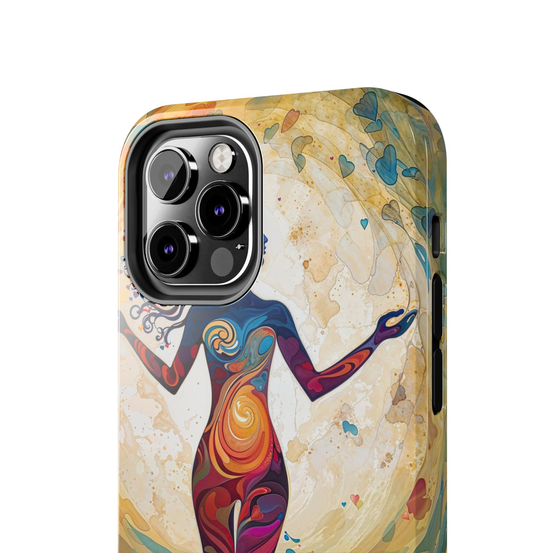 Vibrant Ethereal Dance - Tough Phone Case - Phone Case - g(0D·IO) - iPhone 13 Mini - -