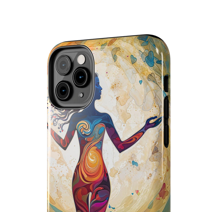 Vibrant Ethereal Dance - Tough Phone Case - Phone Case - g(0D·IO) - iPhone 13 Mini - -