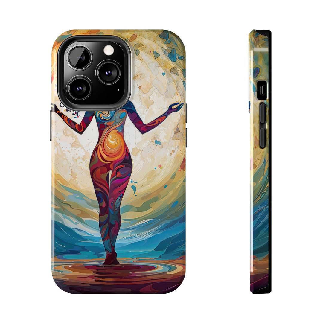 Vibrant Ethereal Dance - Tough Phone Case - Phone Case - g(0D·IO) - iPhone 13 Pro - -