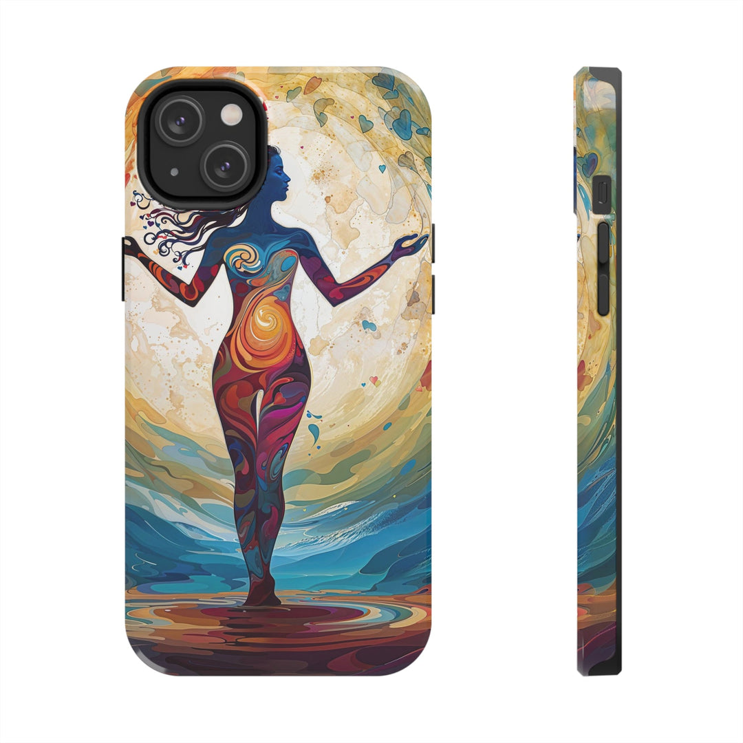 Vibrant Ethereal Dance - Tough Phone Case - Phone Case - g(0D·IO) - iPhone 14 Plus - -