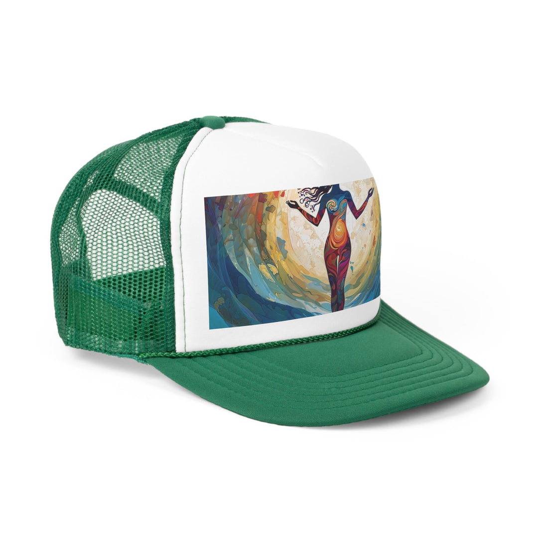 Vibrant Ethereal Dance - Trucker Hat - Hats - g(0D·IO) - Pink - One size -