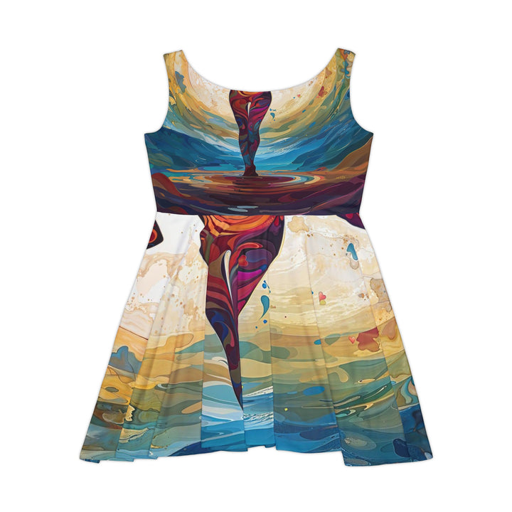 Vibrant Ethereal Dance - Women's Skater Dress - All Over Prints - g(0D·IO) - XS - -