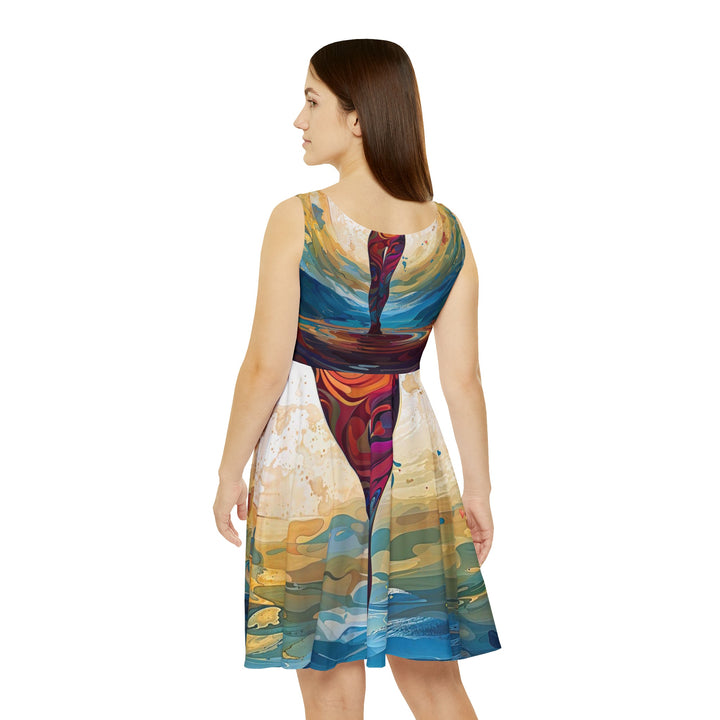 Vibrant Ethereal Dance - Women's Skater Dress - All Over Prints - g(0D·IO) - XS - -