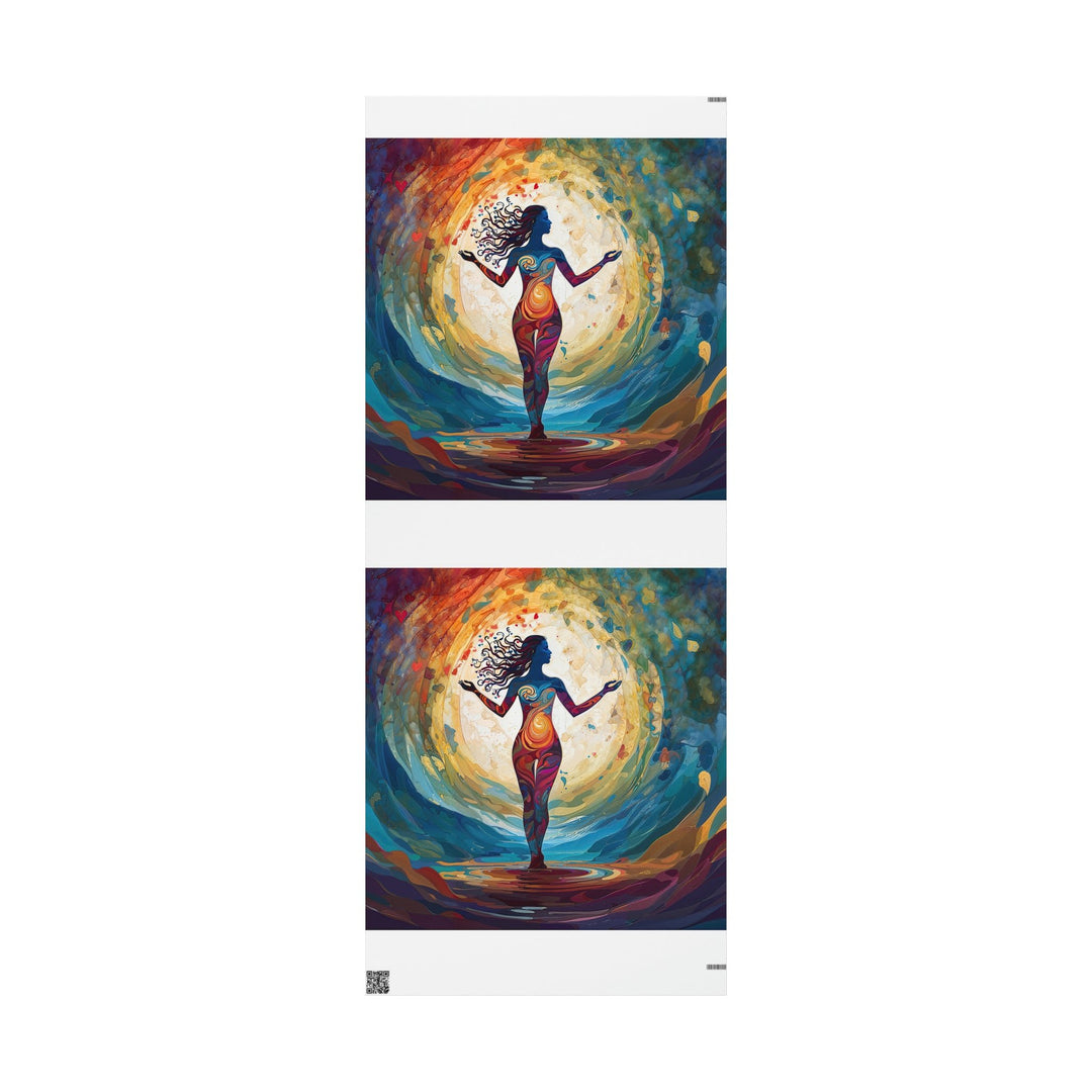 Vibrant Ethereal Dance - Wrapping Paper - Home Decor - g(0D·IO) - 30'' x 72'' - Matte -