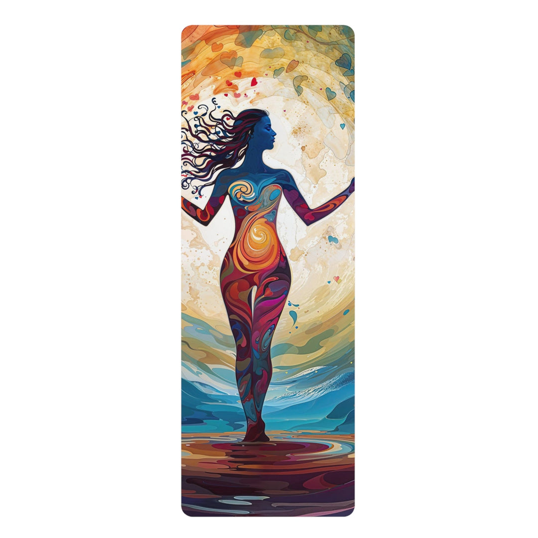 Vibrant Ethereal Dance - Yoga Mat - Home Decor - g(0D·IO) - 24” x 68” - -