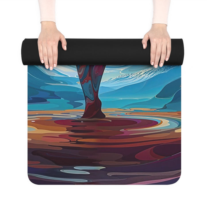 Vibrant Ethereal Dance - Yoga Mat - Home Decor - g(0D·IO) - 24” x 68” - -