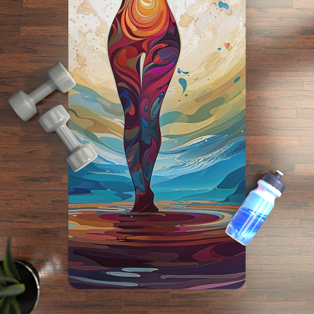 Vibrant Ethereal Dance - Yoga Mat - Home Decor - g(0D·IO) - 24” x 68” - -